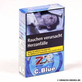 7 Days Platin Tabak Cold Blue 25g