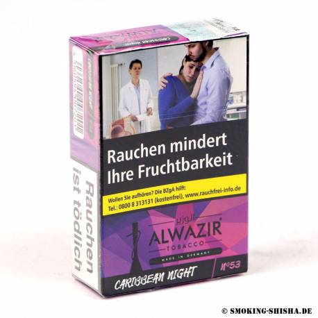 Al Wazir Tabak Caribbean Night 20g