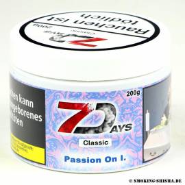 7 Days Classic Tabak Passion On I 200g
