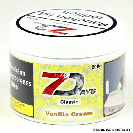 7 Days Classic Tabak Vanilla Cream 200g