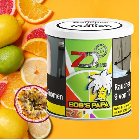 7 Days Platin Tabak Bob's Papa 200g