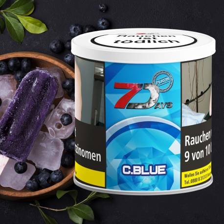 7 Days Platin Tabak Cold Blue 200g