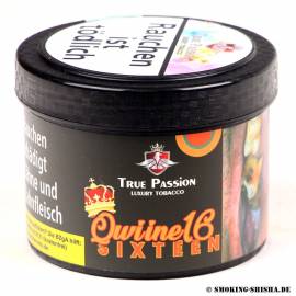 True Passion Tabak Qwiine Sixteen 200g Neu!