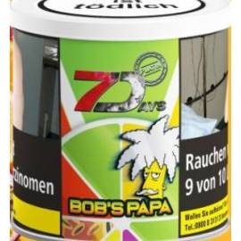 7 Days Platin Tabak Bob's Papa 200g