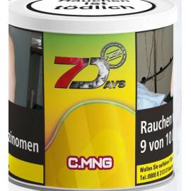 7 Days Platin Tabak Cold MNG 200g