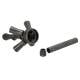 INVI Paradox Edelstahl Gun Metal Clear 1-Schlauch