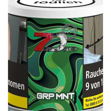 7 Days Platin Tabak Grp Mnt 200g