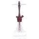Aladin Shisha Alux 380 Black Red