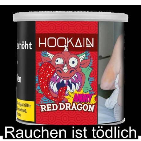 Hookain Tobacco Angry Red Dragon 200g Neu!